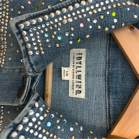 Denim Jacket with rhinestones - Picture 4 of 10